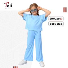 Girls’ Casual Ribbed Set