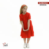 An elegant girls’ dress
