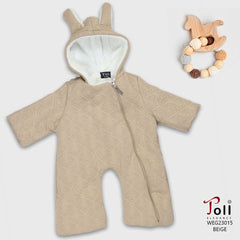 A cozy baby winter jumpsuit