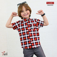 A boys casual shirt