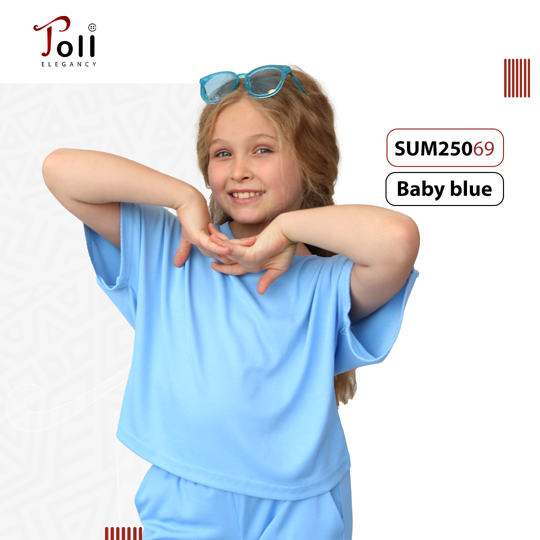 Girls’ Casual Ribbed Set