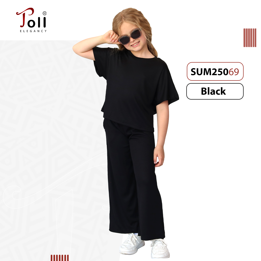 Girls’ Casual Ribbed Set