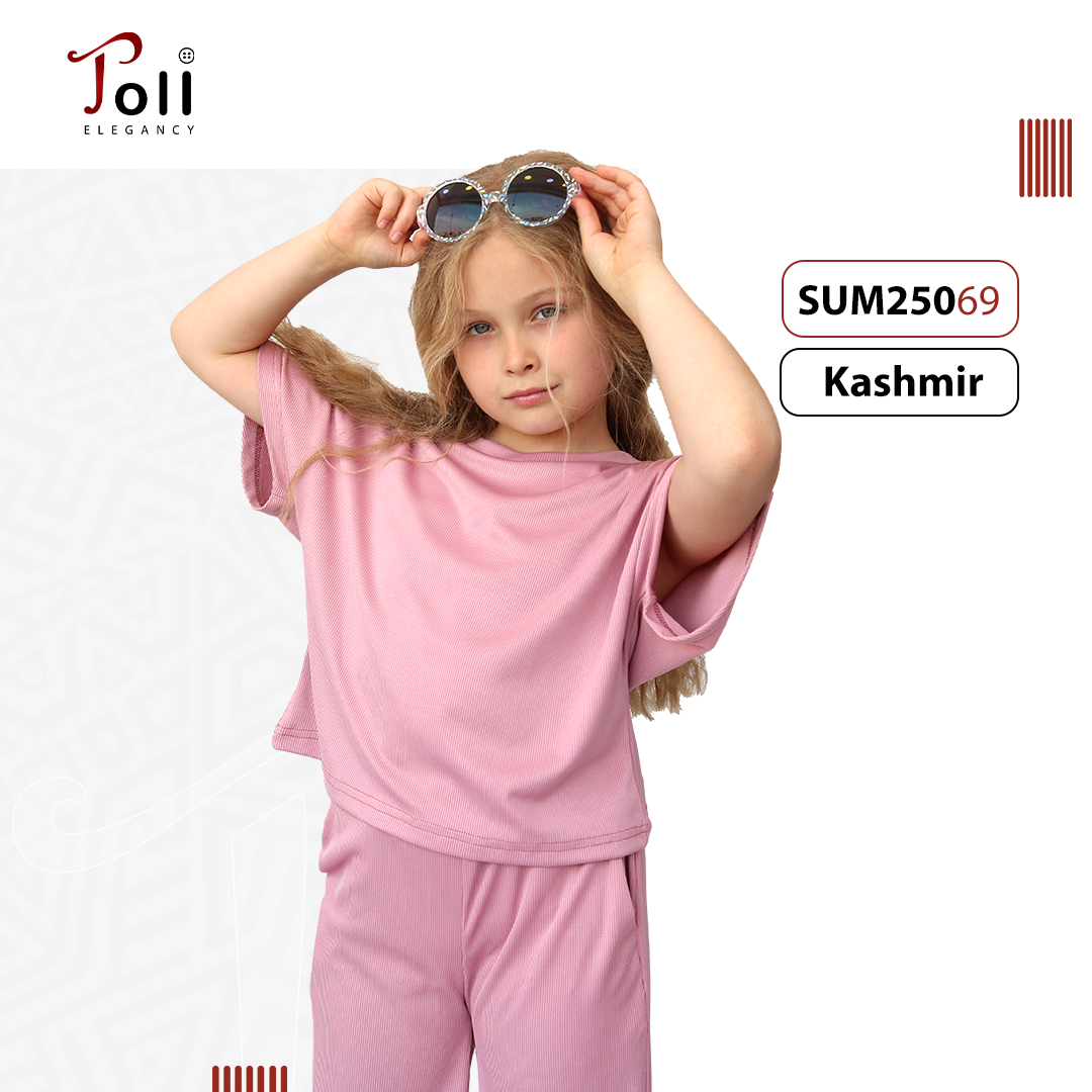 Girls’ Casual Ribbed Set