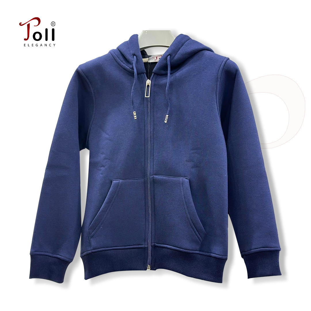 Kids’ Premium Cotton Zipper Hoodie
