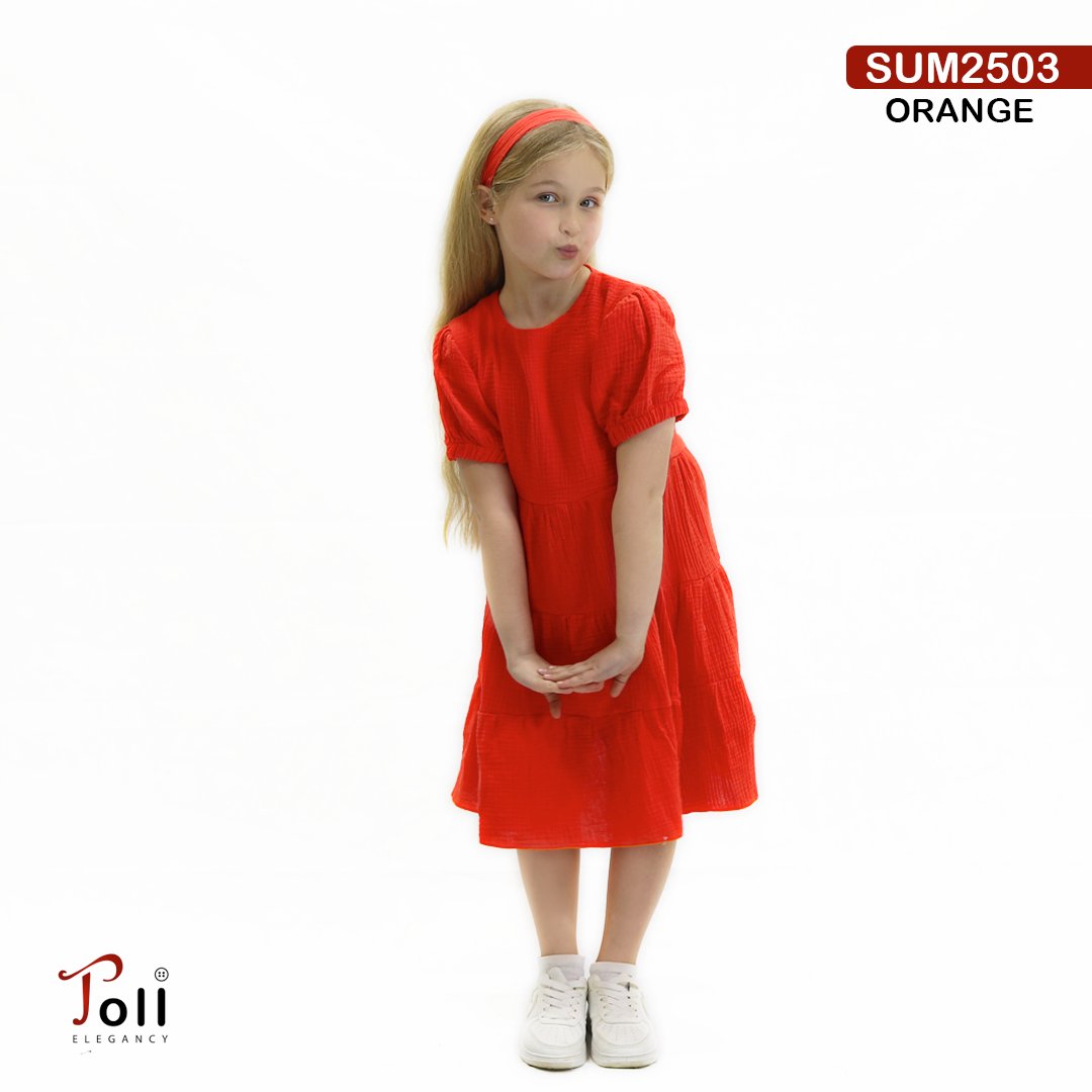 An elegant girls’ dress