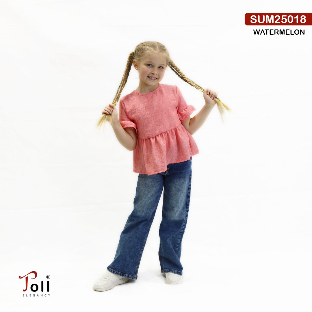 A stylish girls’ blouse