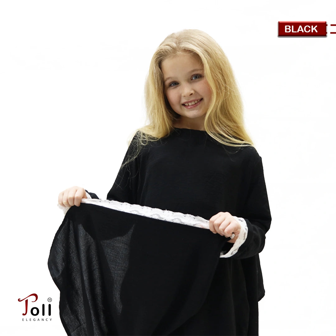 إسدال صلاة بناتي قطن - ناعم ومريح للبشرة