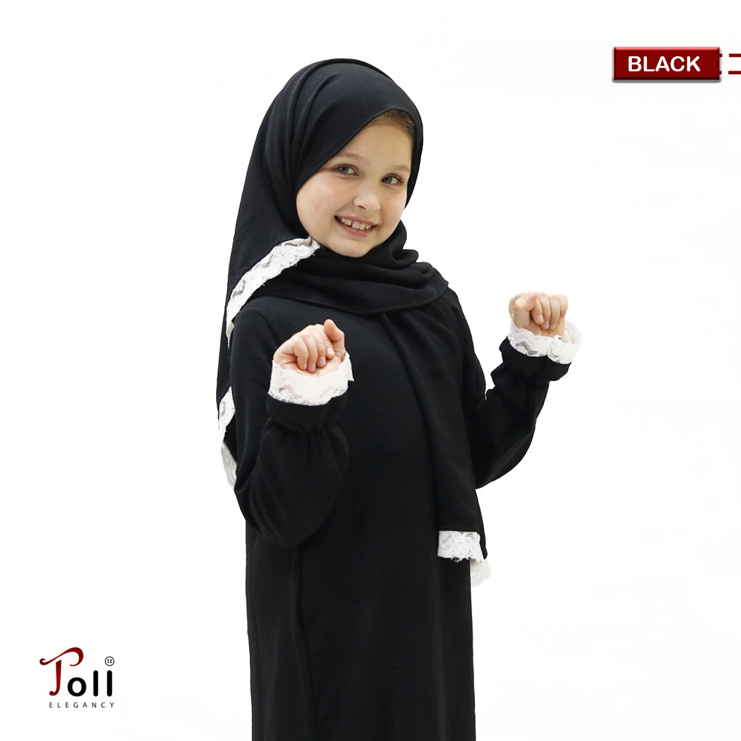 إسدال صلاة بناتي قطن - ناعم ومريح للبشرة