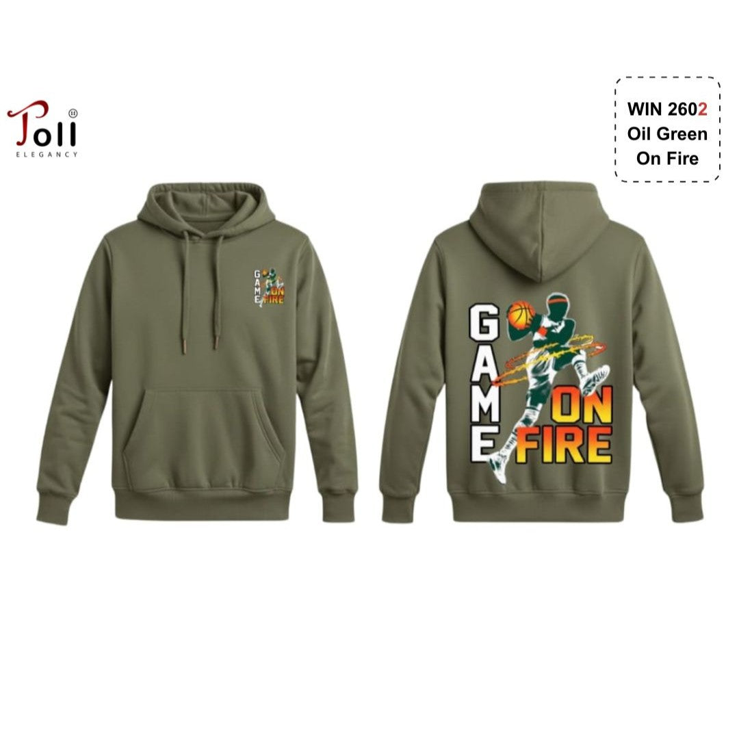 Boy's Printed Hoodies -Sizes 10-14