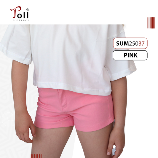 Girls' Gabardine Summer Hot Shorts