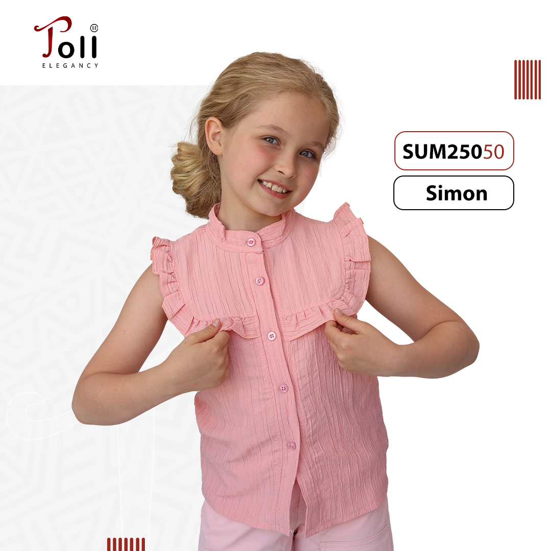A stylish girls’ blouse