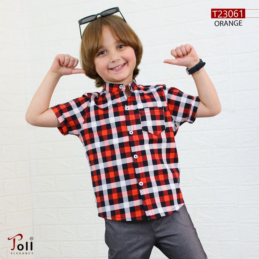 A boys casual shirt