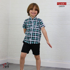 A boys casual shirt