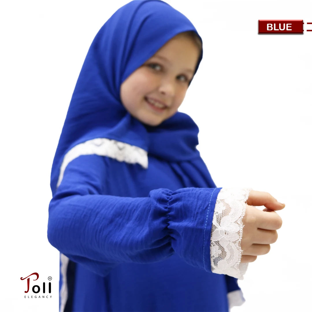 إسدال صلاة بناتي قطن - ناعم ومريح للبشرة