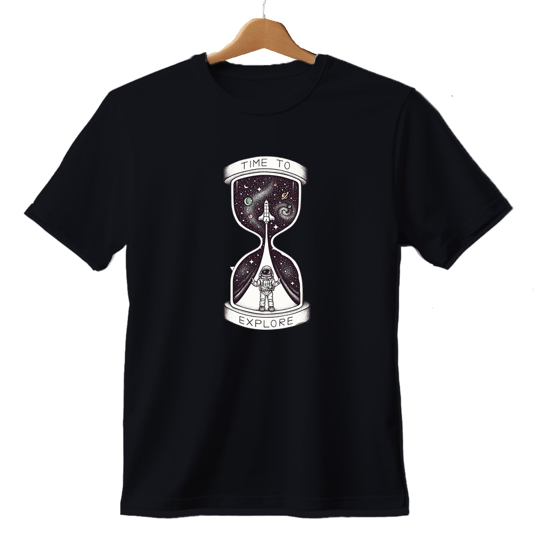 PRINTED COTTON TSHIRT FOR BOYS - YALLOW PRINT GROOT