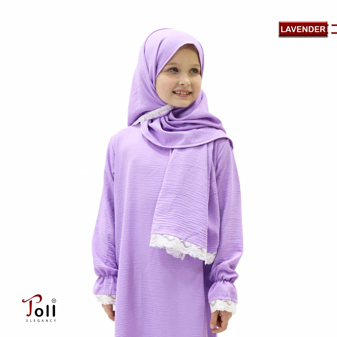 إسدال صلاة بناتي قطن - ناعم ومريح للبشرة