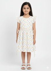 A printed dress