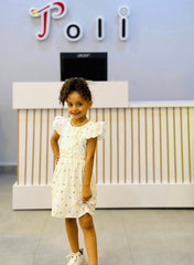 A printed dress
