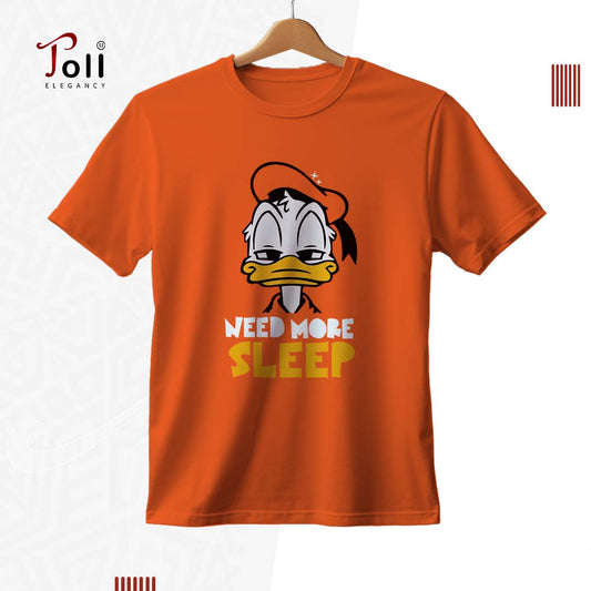 PRINTED COTTON TSHIRT FOR BOYS - DUCK PRINT