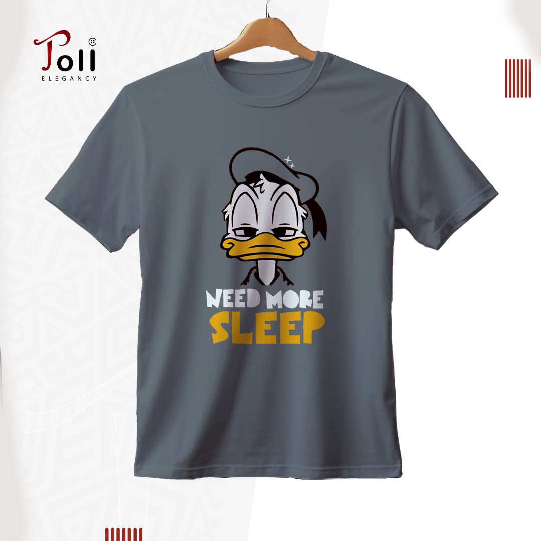 PRINTED COTTON TSHIRT FOR BOYS - DUCK PRINT