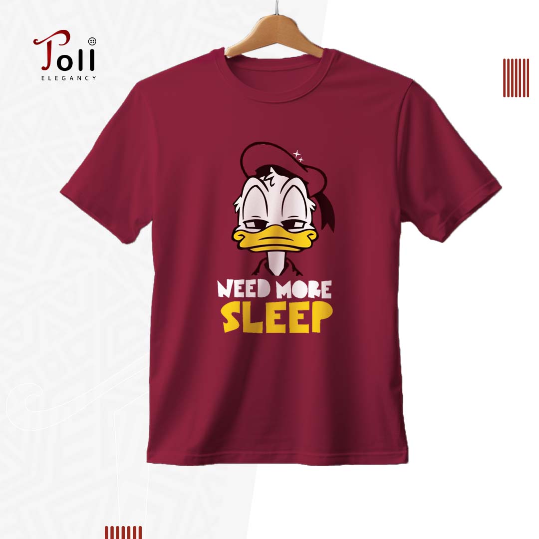 PRINTED COTTON TSHIRT FOR BOYS - DUCK PRINT